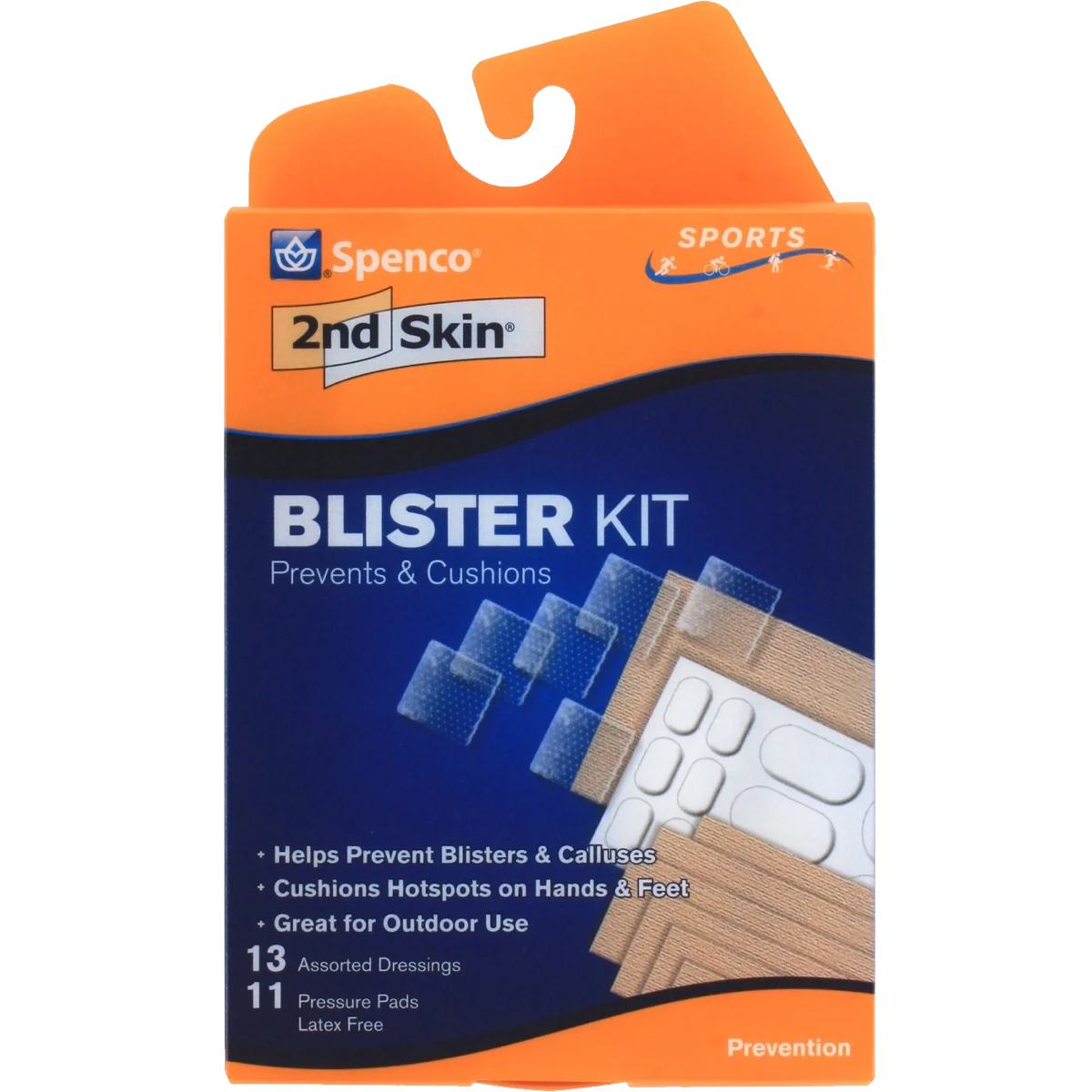 2nd Skin Sports Blister Prevention & Treatment Kit - Moisturizing Gel Pads for Running, Hiking & Athletic Performance - First Aid for Foot Care & Blister Relief