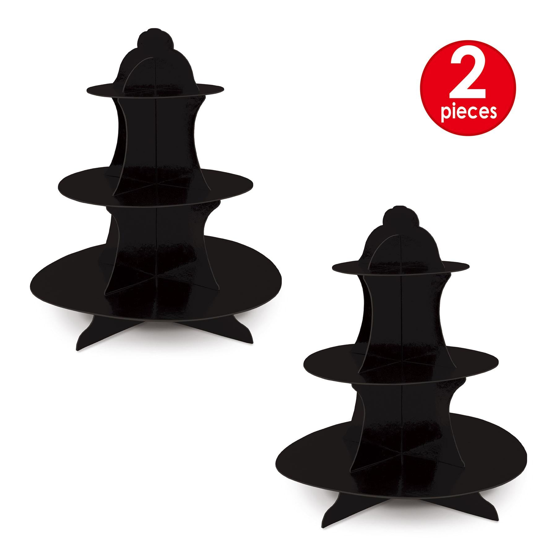 12 Pack Beistle Cupcake Party Stand - Durable Plastic Cupcake Display for Birthday Parties, Baby Showers & Wedding Desserts - Perfect for 24 Cupcakes, Party Decorations & Sweet Treats Presentation
