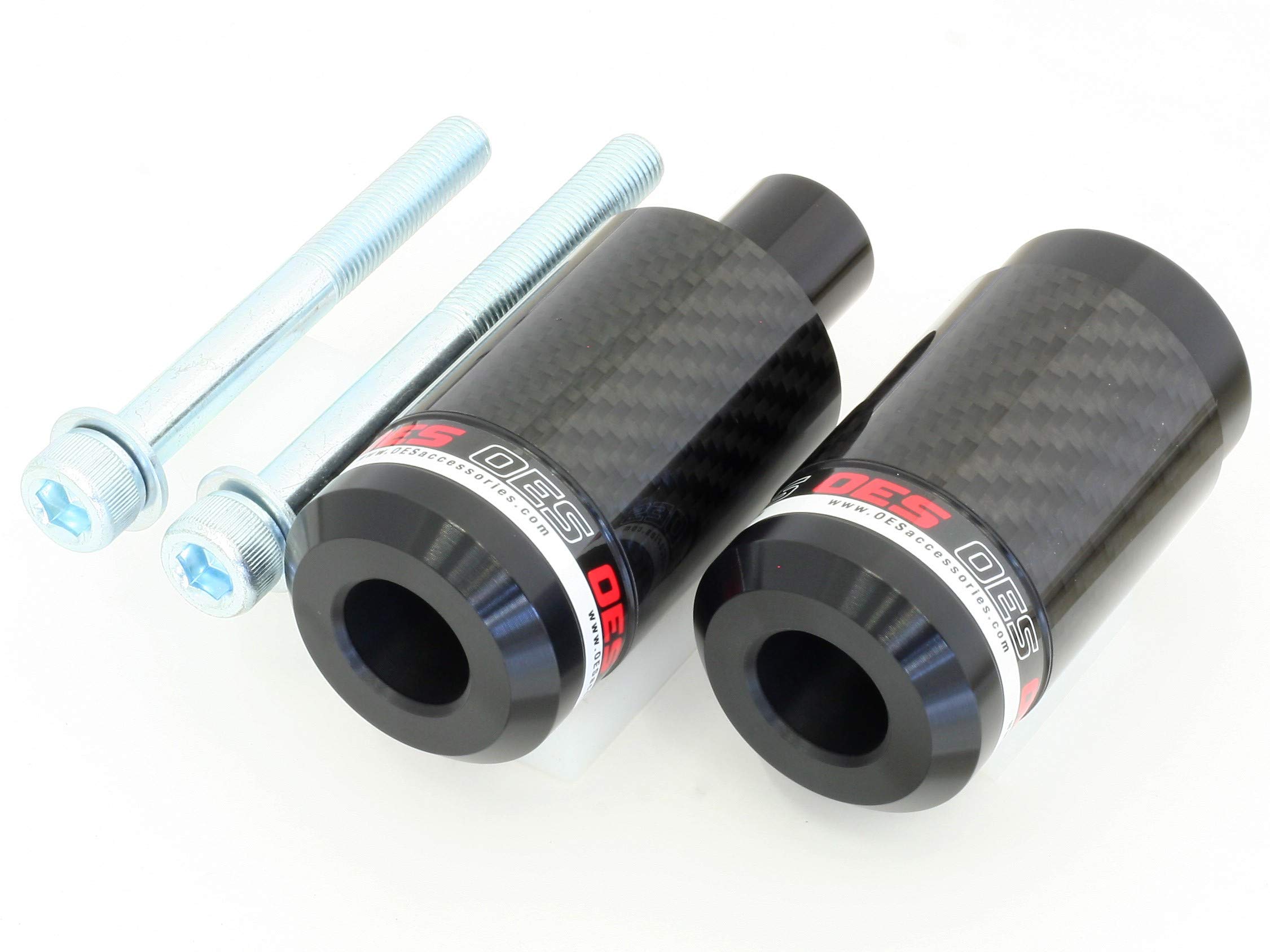 OES Red Carbon Frame Sliders for 2011-2025 Kawasaki ZX10R | Enhanced Protection & Style for Track & Street Riding