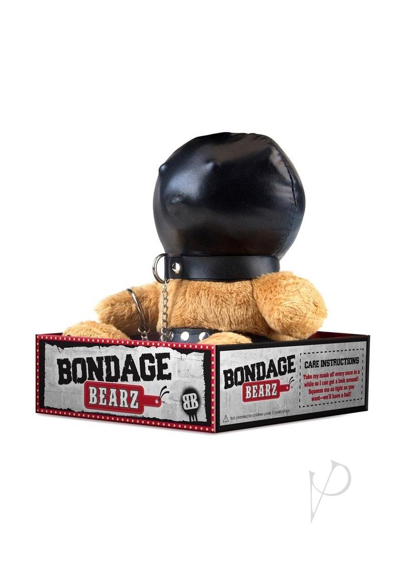 Bondage Bearz Gimpy Glen Plush Toy - Brown & Black Stuffed Animal for Collectors & Cuddling | Perfect for Gifts, Home Decor & Comfort