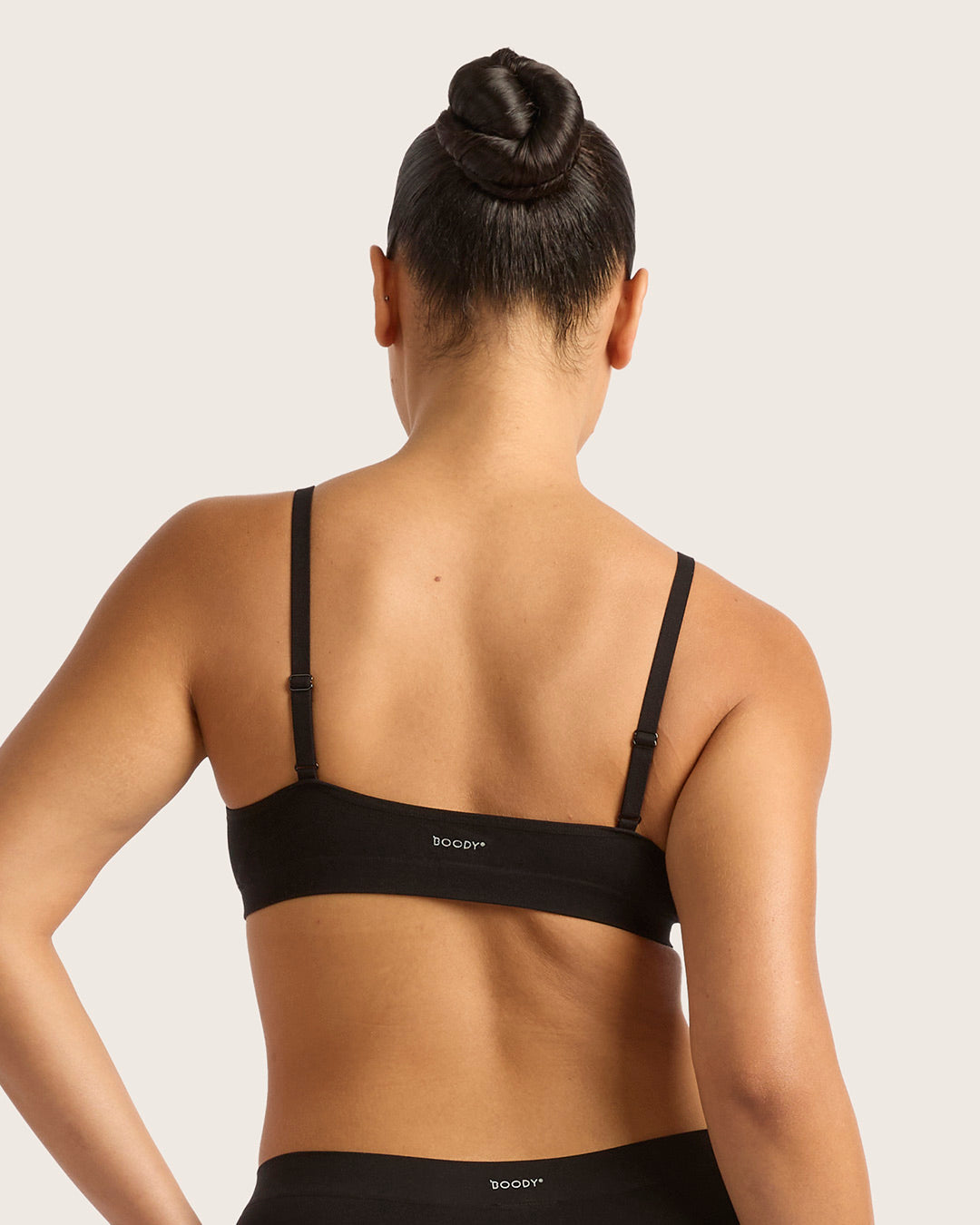 LYOLYTE Comfortable Padded Bralette for Women - Soft Wireless Bra, Seamless Underwear, Breathable & Supportive - Perfect for Yoga, Lounge & Everyday Wear - Black