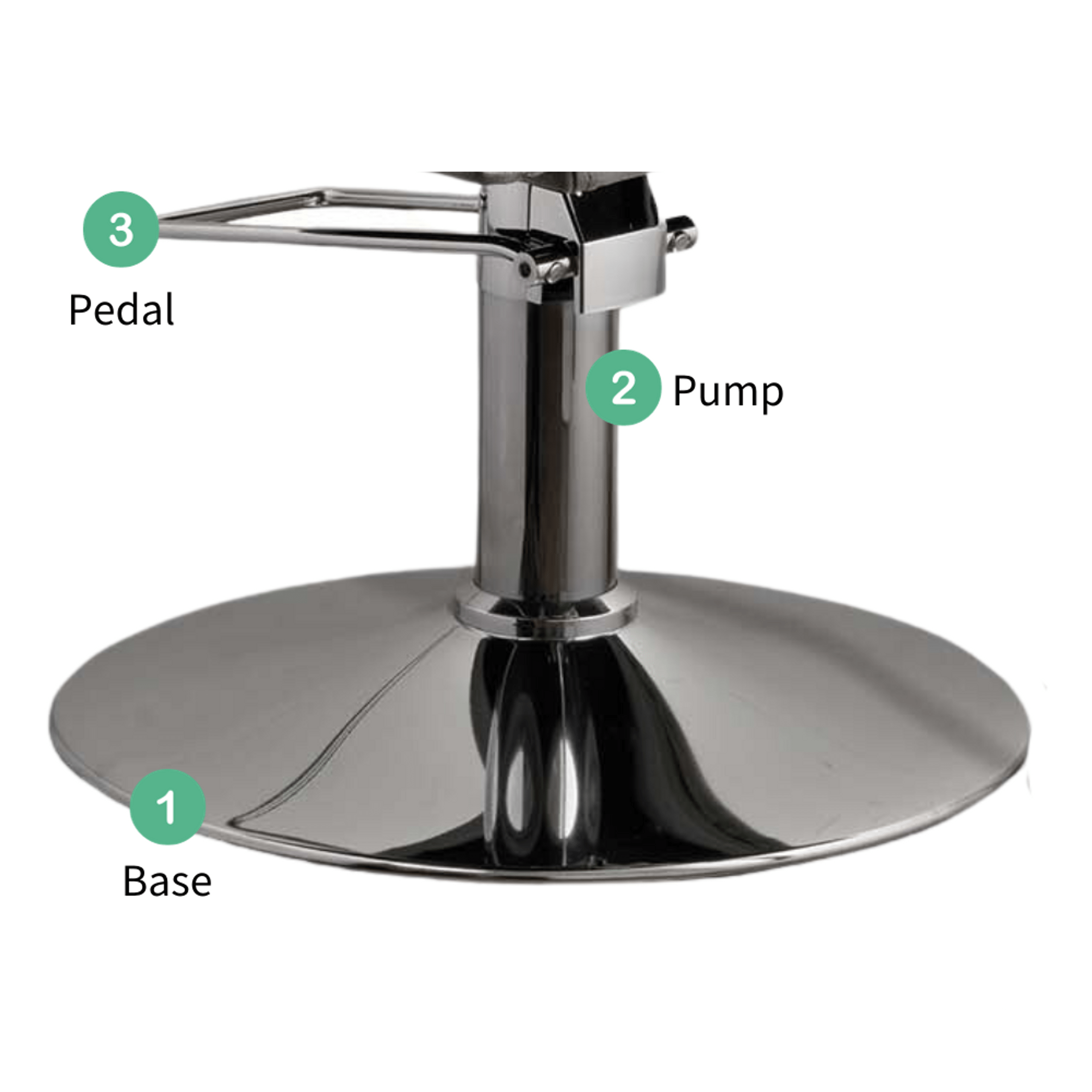 A39 Styling Chair PUMP & BASE Kit - Hydraulic Lift Replacement for Salon & Barber Chairs - Perfect for Hairdressing, Makeup, Tattoo & Spa Studios