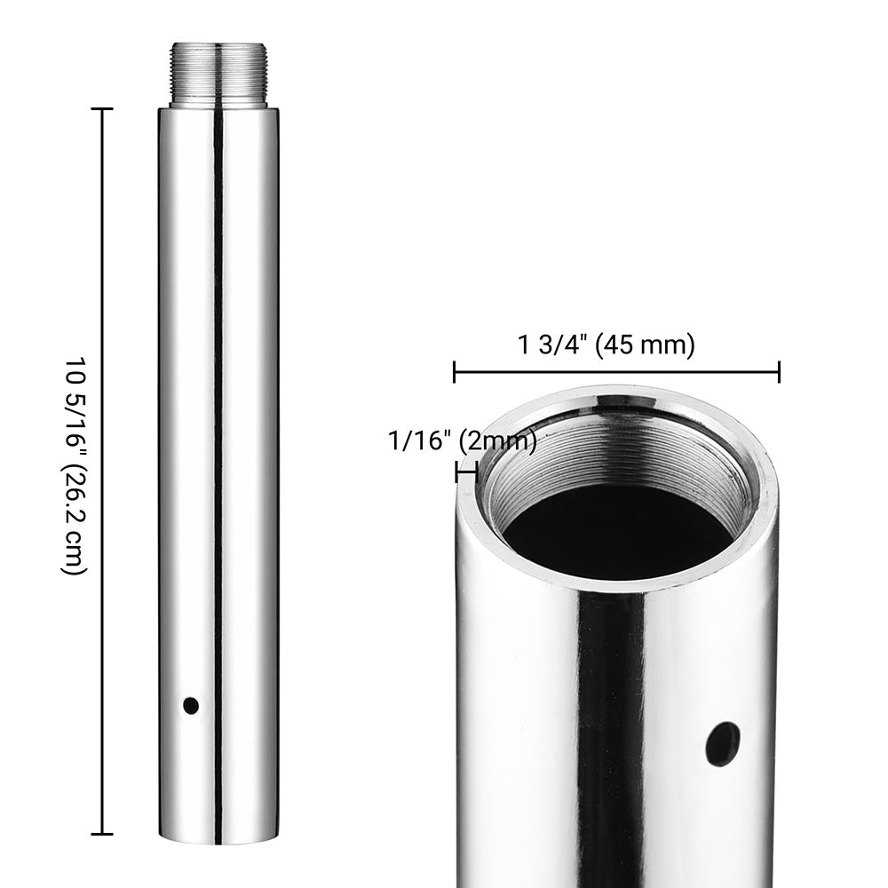 TheLAShop Professional 262mm (45mm) Dance Pole Extension - Adjustable Height for Home & Studio Pole Dancing Practice