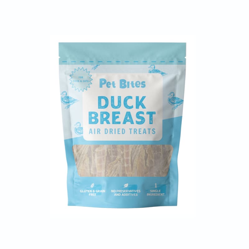 Premium Air-Dried Duck Breast Dog & Cat Treats - All-Natural, Grain-Free Pet Snacks for Training & Rewards - Perfect for Small, Medium & Large Breeds (2 Size Options) - Great for Travel, Hiking & Outdoor Adventures