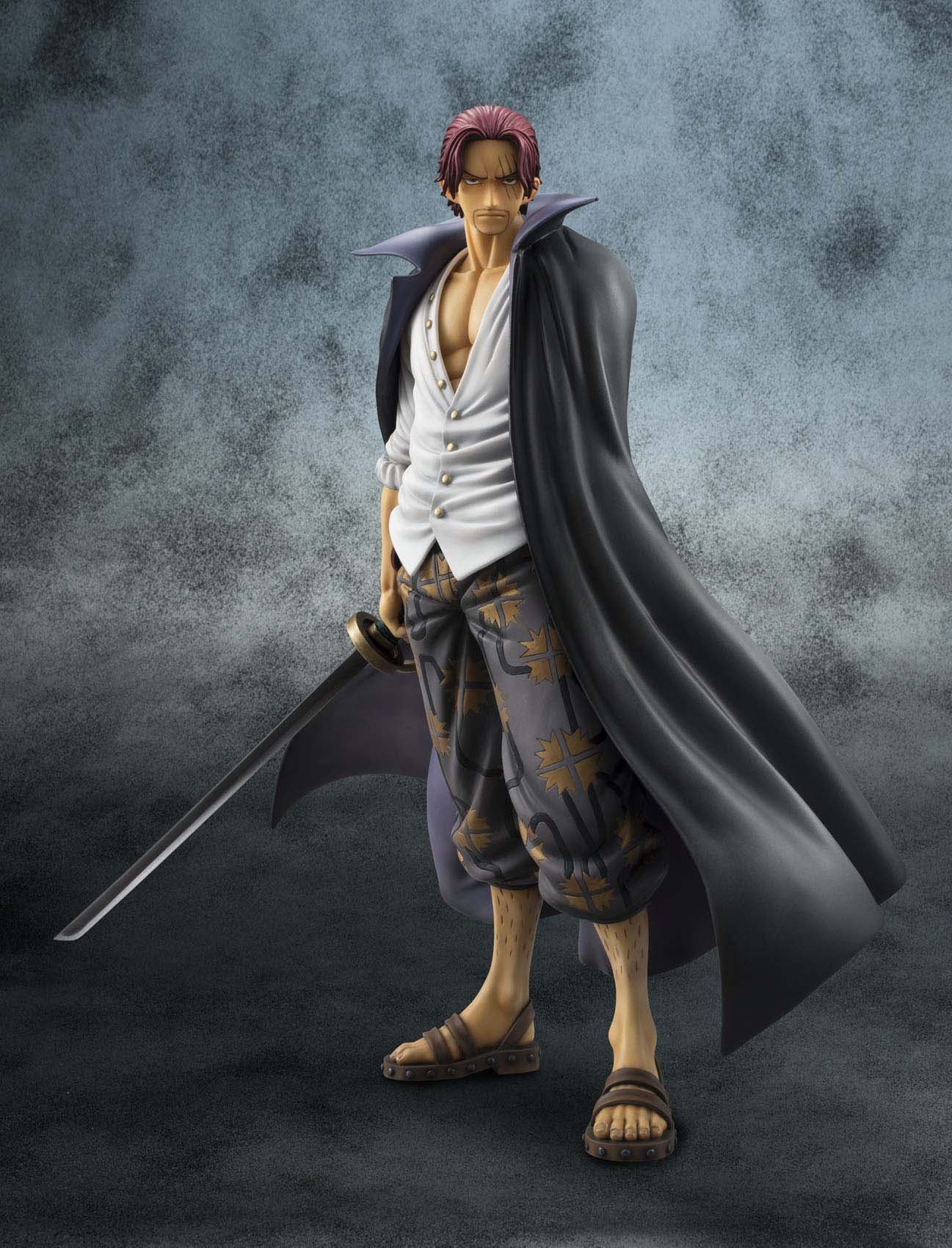 Megahouse One Piece Portrait of Pirates Neo-DX Shanks EX Model PVC Action Figure - Anime Collectible for Display & Gifts