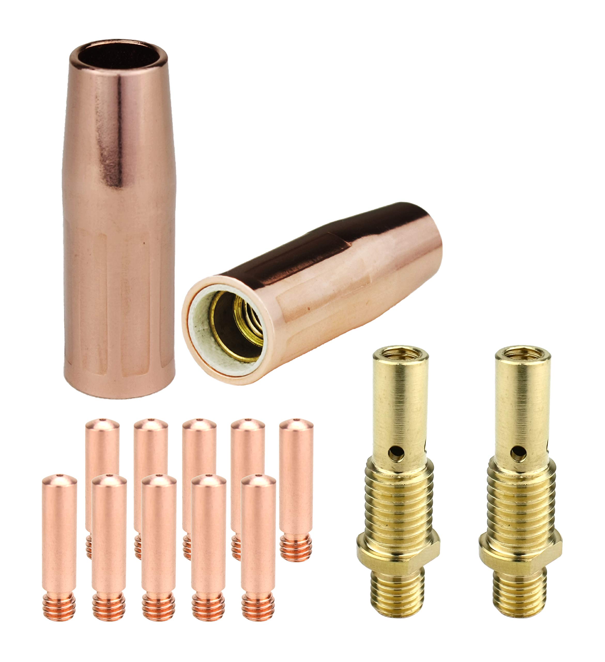 MIG Gun Consumables Kit - Compatible with Lincoln/Magnum 100L & Tweco Mini #1 Guns - 35-50 Diffuser - 0.030