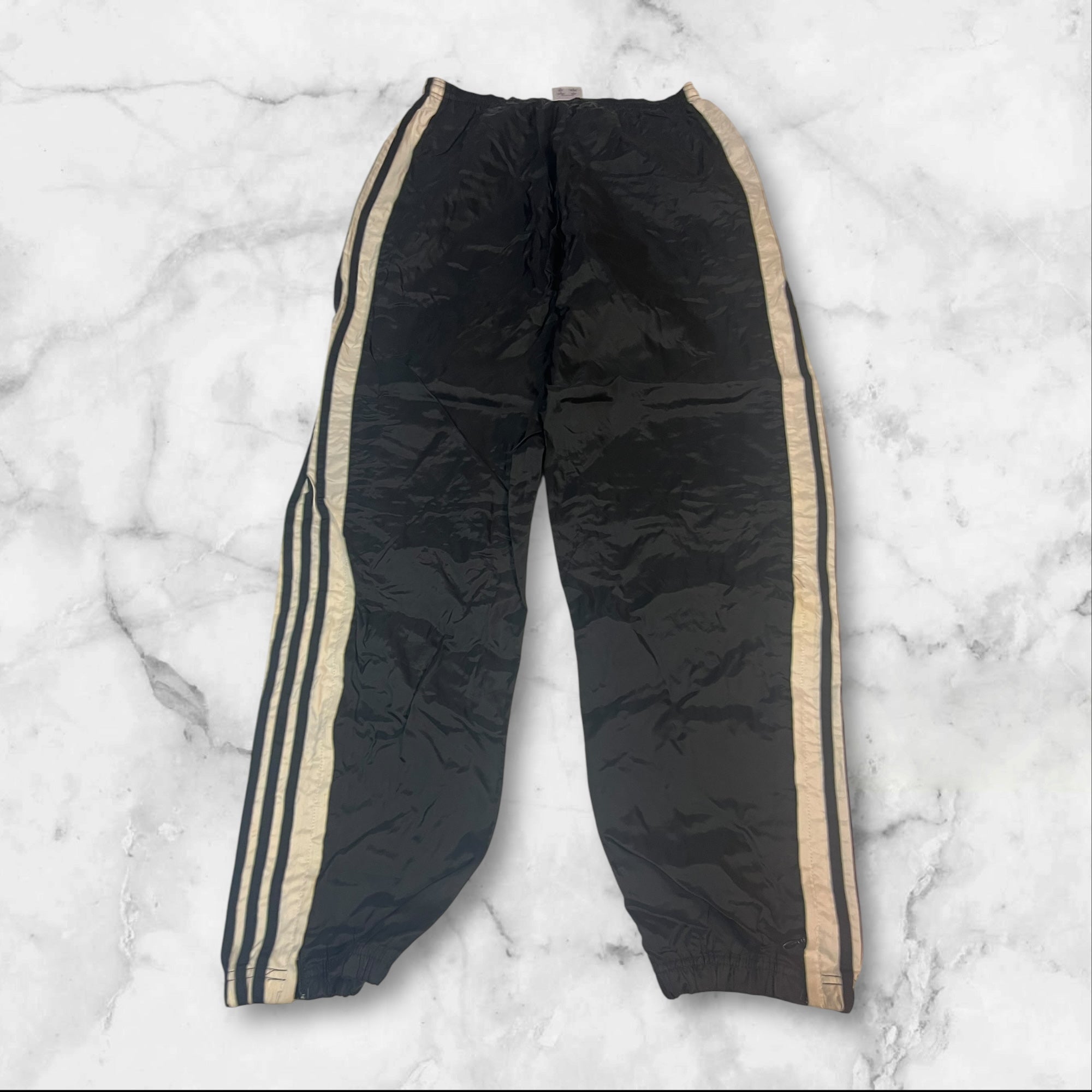 Vintage Adidas Trackpants Men's Large L1566 - Retro Athletic Joggers for Running, Gym & Casual Streetwear Fashion