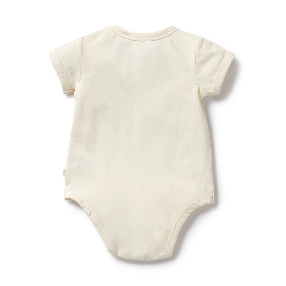 Organic Puggle Christmas Bodysuit - Soft Baby Onesie for Holiday Photos & Family Gatherings