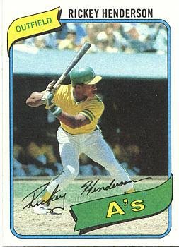 1980 Topps Baseball #482 Rickey Henderson Rookie Card PSA Graded - Vintage MLB Collectible for Sports Memorabilia & Investment - Perfect for Display, Gifts, and Baseball Card Collections
