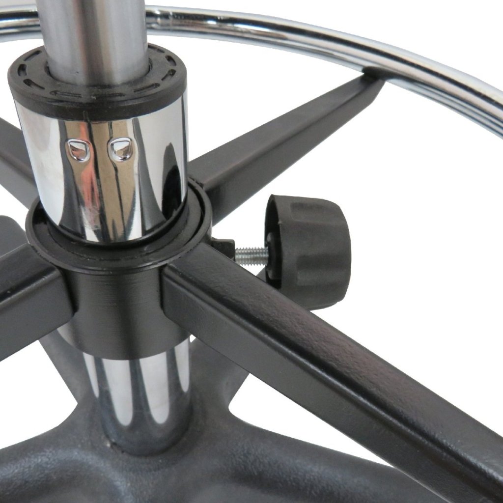 Premium Hydraulic Adjustable Swivel Rolling Stool with Wheels - Ergonomic Office Chair for Dentists, Barbers, and Salon Professionals - Perfect for Hair Styling, Tattoo Studios, and Medical Clinics