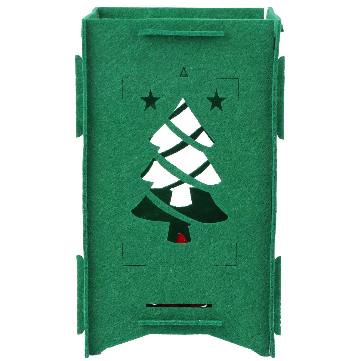 1 PC Christmas Lantern Decor - DIY Holiday Lantern Ornament for Home, Party & Tree Decoration - Festive Christmas Decorations & Gift Ideas for Holiday Season - Perfect for Indoor/Outdoor Use, Mantel, Tabletop & Yard Display