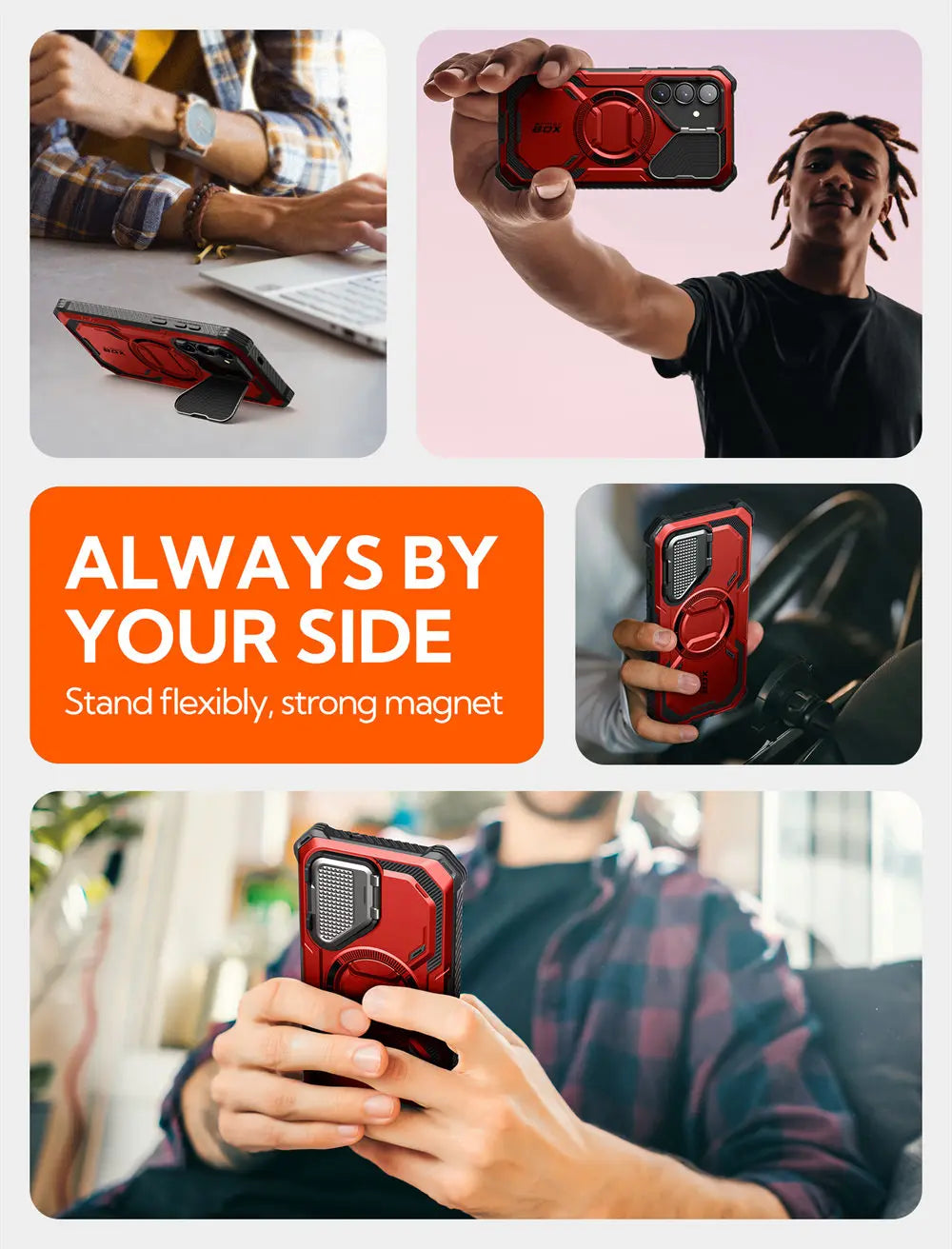 Galaxy S25 Plus Case - BLASON Armorbox Full Body Protective Cover with Military-Grade Drop Protection | Perfect for Outdoor Activities, Travel & Daily Use