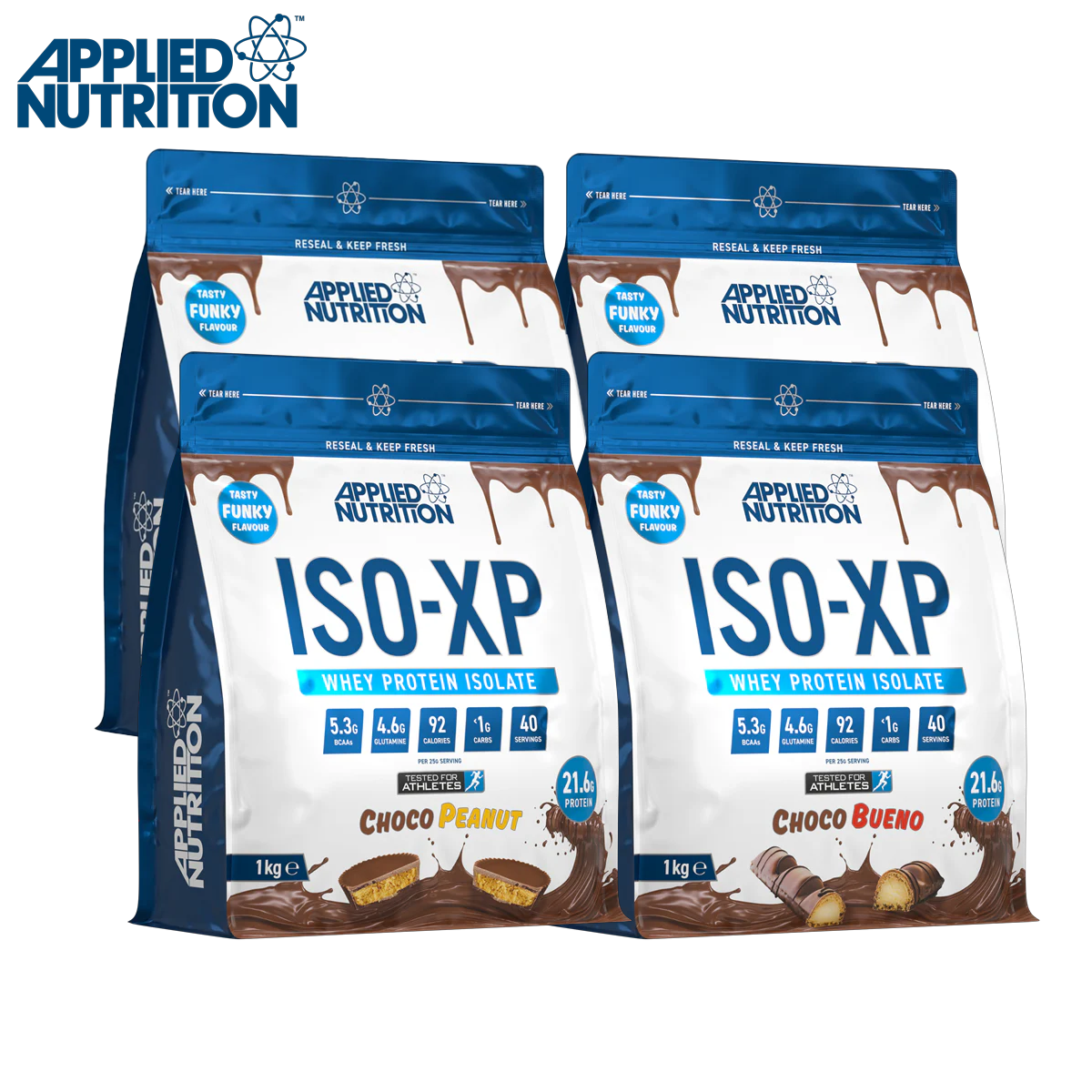 Applied Nutrition ISO XP Whey Protein Isolate Powder - 1kg (40 Servings) | High Protein, Low Carb, Fast Absorption for Muscle Recovery & Growth - Perfect for Post-Workout, Gym, and Fitness Enthusiasts