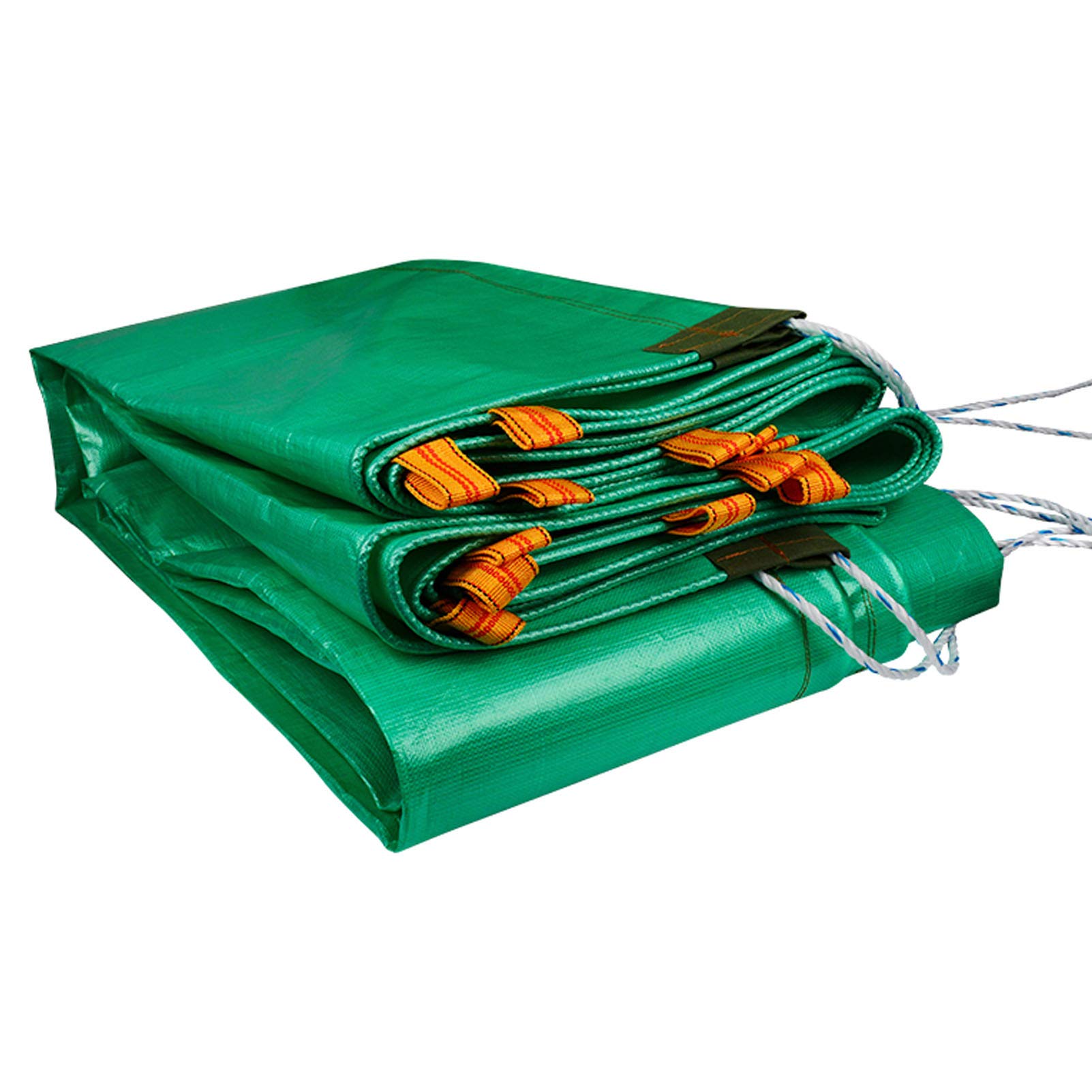 Heavy Duty Waterproof Green Tarpaulin - 0.22mm Thick UV Resistant Tarp for Camping, Gardening, Travel & Outdoor Protection - Weatherproof Multipurpose Cover for Tents, Canopies & Equipment Shelter
