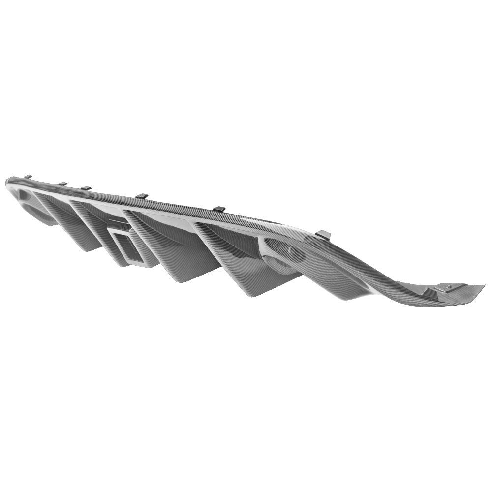 2015-2023 Dodge Charger SRT Rear Bumper Diffuser Valance with LED Brake Light - Compatible Replacement Part for Enhanced Aerodynamics & Style - Perfect for Car Upgrades & Performance Modifications