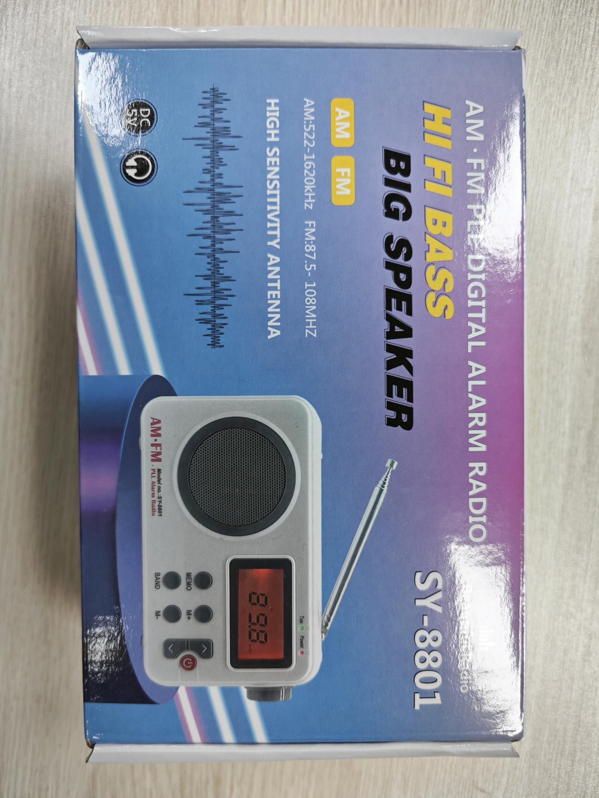 Tendak Portable AM/FM Radio - Compact Transistor Radio with Clear Sound, Channel Memory, Alarm Clock & Sleep Timer - Perfect for Travel, Camping, Emergency & Outdoor Activities