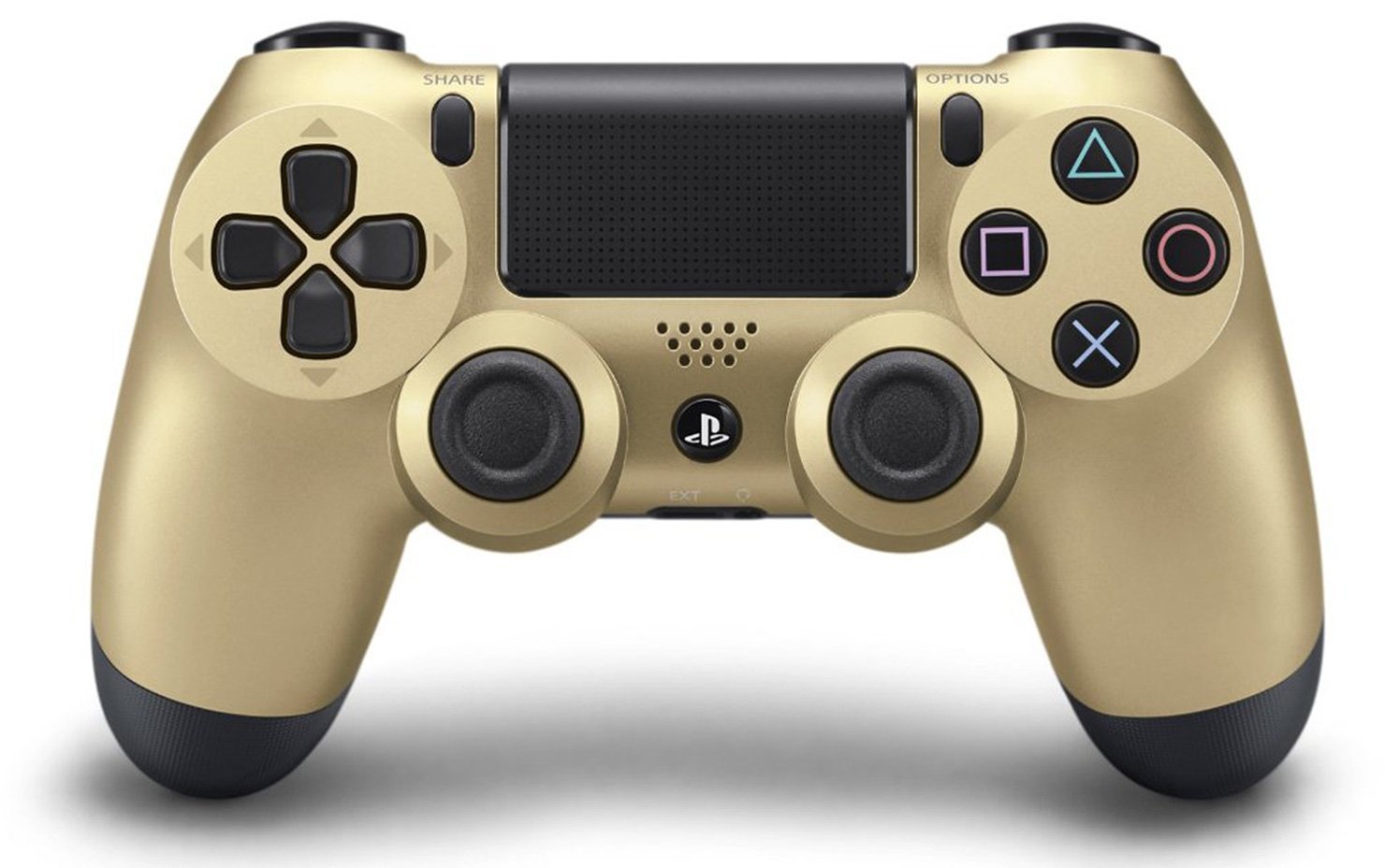 Wireless DualShock 4 Controller for PS4 - Gold Edition (Renewed) | Compatible with PlayStation 4 & PC Gaming | Perfect for Action, Racing & Sports Games