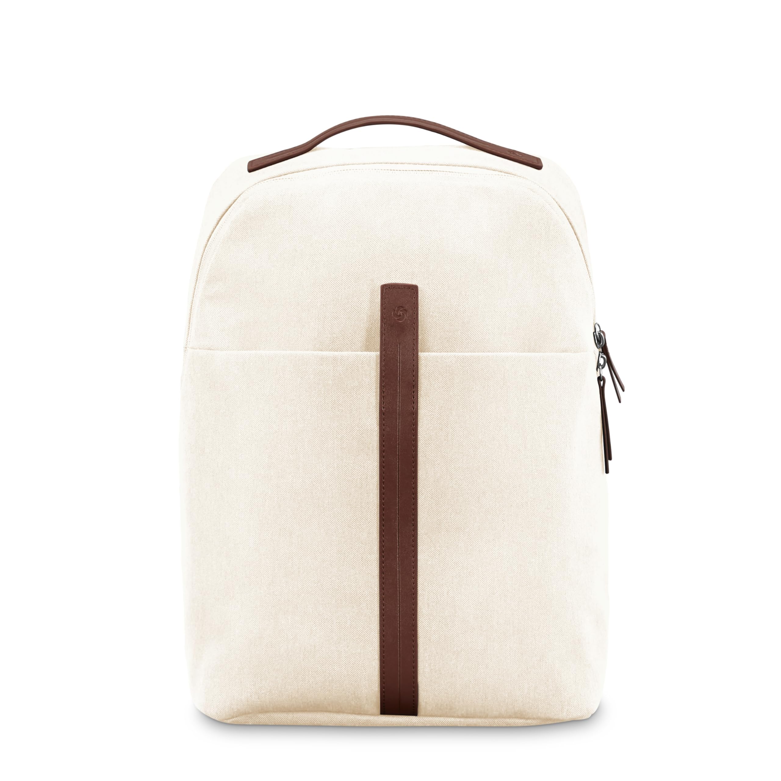 Samsonite Virtuosa Carry-On Travel Backpack with Padded Laptop Sleeve, Water-Resistant & Lightweight, Perfect for Business Trips & Air Travel, Off White