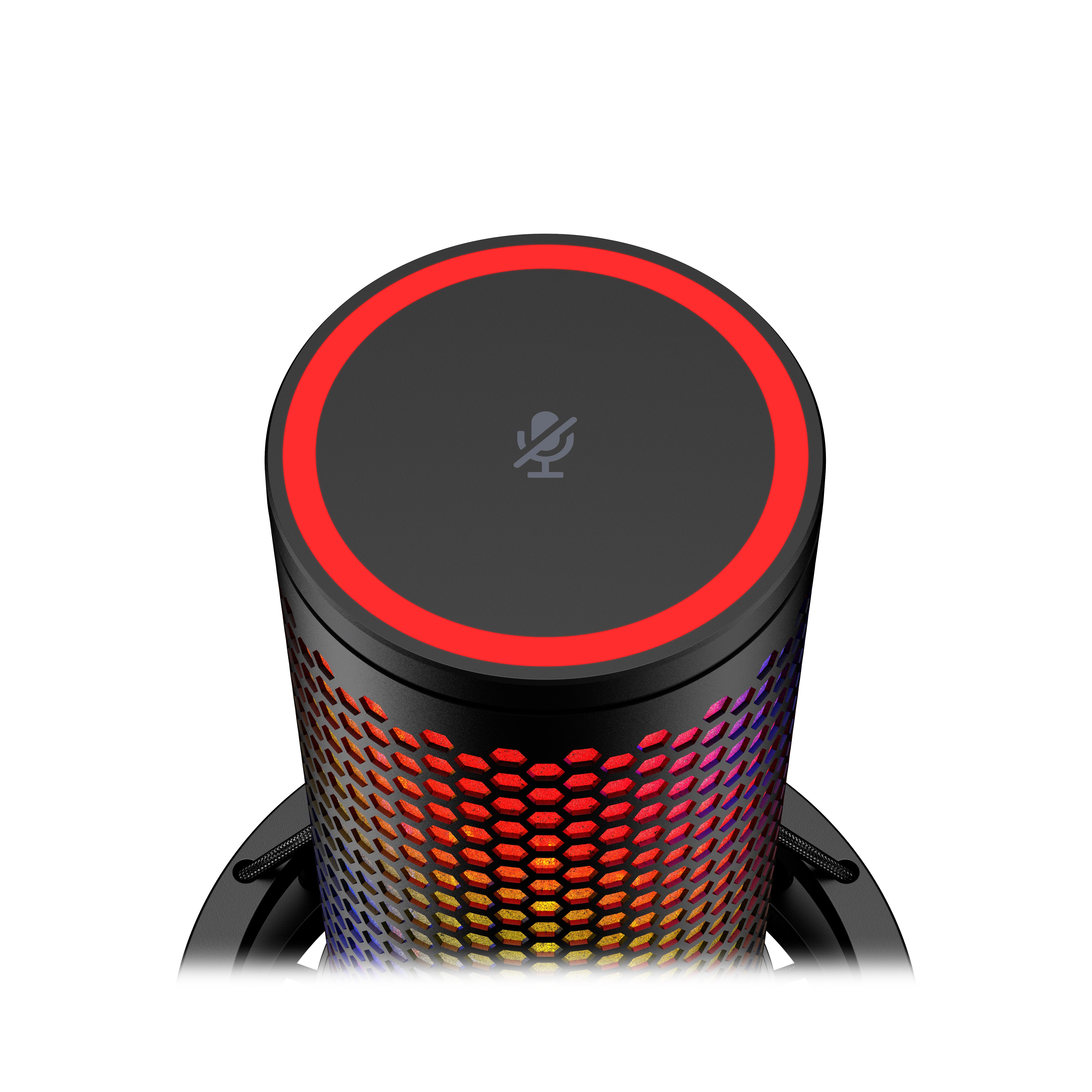 HyperX QuadCast S 2 USB Condenser Microphone - Professional Streaming & Gaming Mic with RGB Lighting for PC, PS4, PS5 - Perfect for Twitch, YouTube & Podcast Recording
