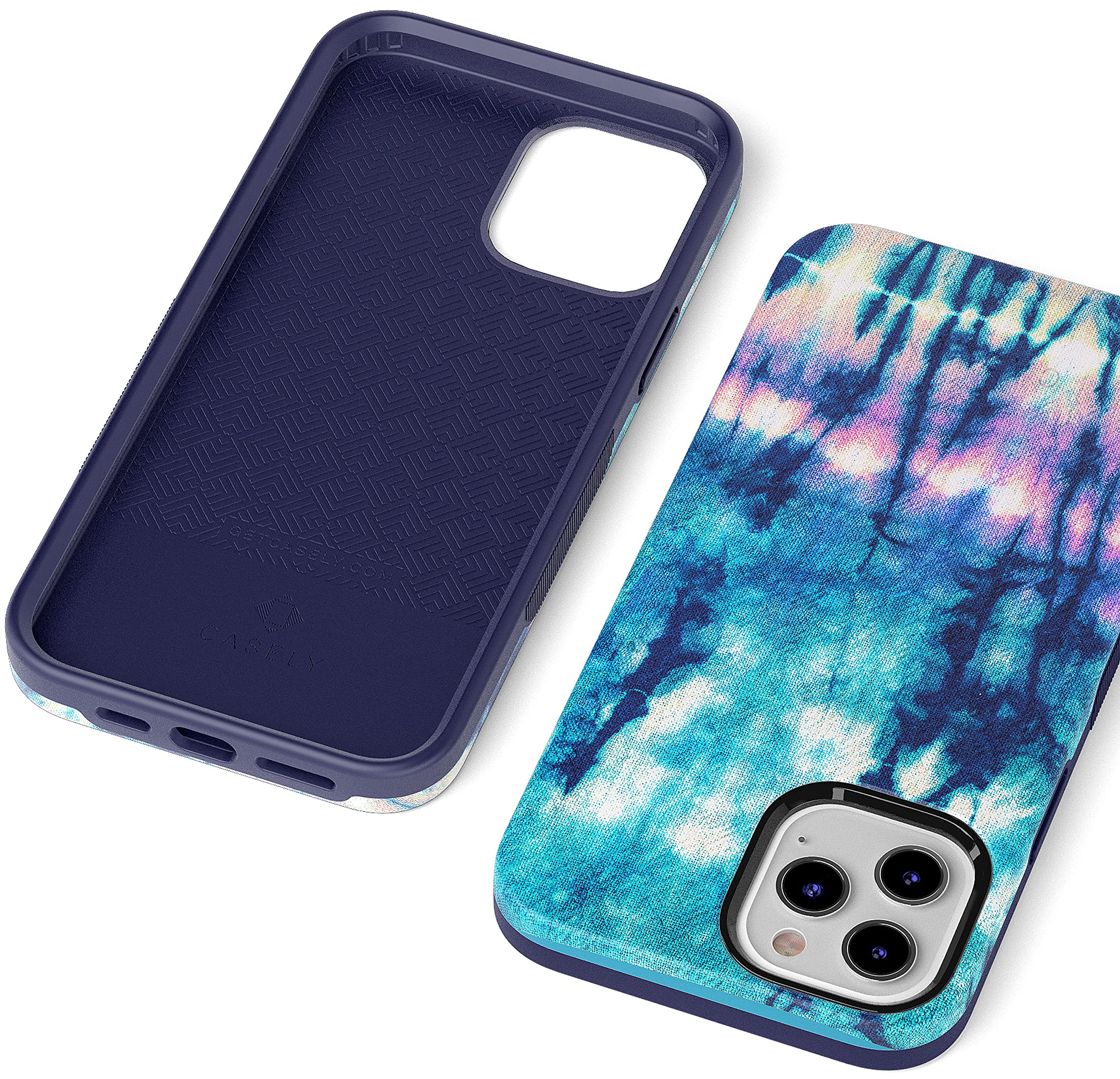 Casely iPhone 11 Pro Max Case - Trendy Acid Wash Tie Dye Phone Cover | Protective & Stylish for Women & Men | Perfect for Everyday Use, Travel & Outdoor Activities