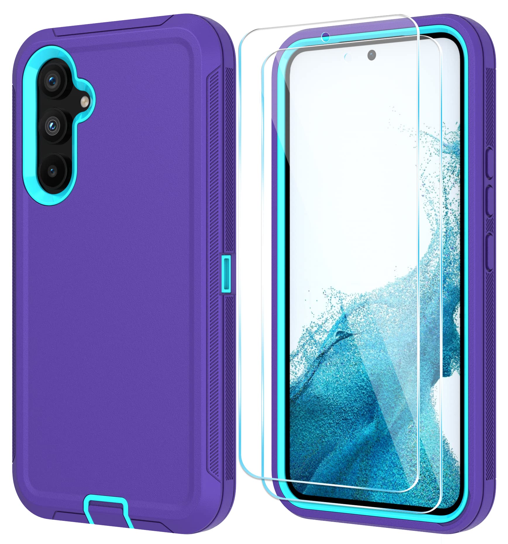 ONOLA Heavy Duty Shockproof 3-Layer Phone Case for Samsung Galaxy S23 6.1