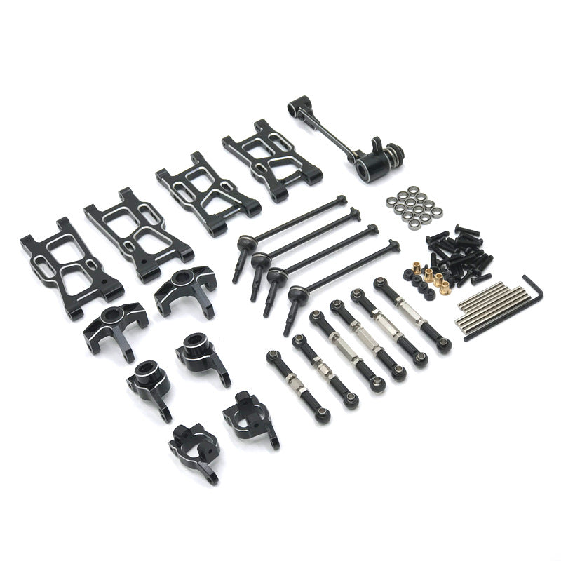 WLTOYS 1/14 & 1/12 Scale RC Car Upgrade Kits - Metal Parts for 144010, 144001, 144002, 124017, 124016, 124018, 124019 Models - Perfect for Off-Road Racing & DIY RC Car Customization