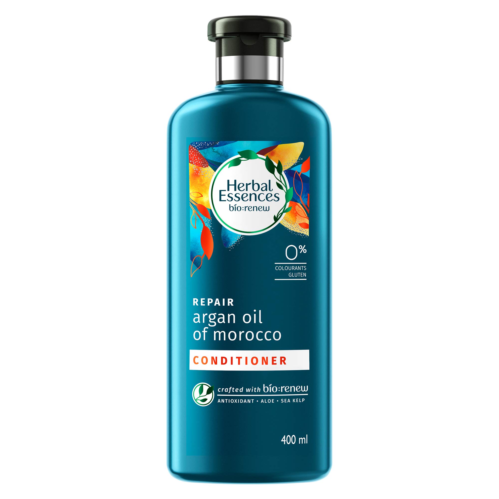Herbal Essences Bio Renew Coconut Milk Shampoo & Argan Oil Conditioner Set - 400ml Each | Sulfate-Free, Paraben-Free Hair Care for Dry & Damaged Hair | Perfect for Daily Hydration & Shine Restoration