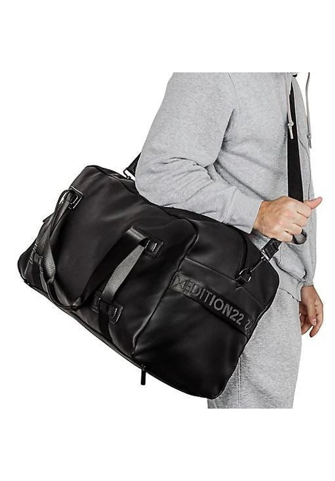 Bugatti x Edition 22 Premium Duffle Bag - Waterproof Travel Gym Bag for Men & Women - Perfect for Sports, Gym, Workout, Travel & Weekend Getaways