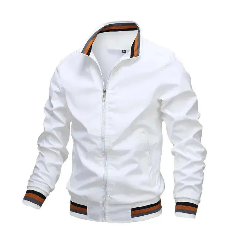 Slim Fit Men's Casual Jacket - Lightweight Stylish Outdoor Jacket for Everyday Wear, Travel & Work