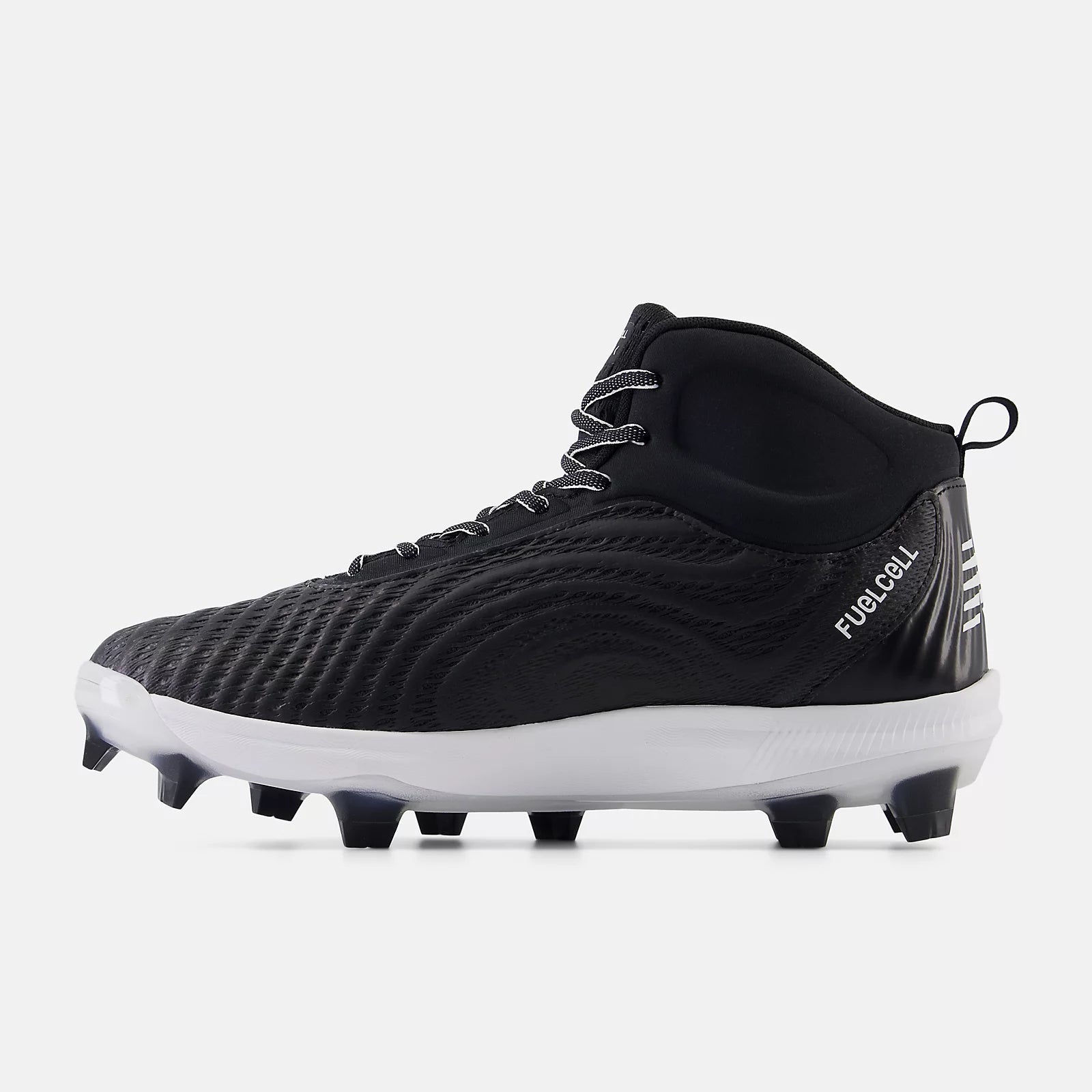 New Balance PM4040K7 Mid Molded Cleats - Black Baseball & Softball Cleats for Men | Perfect for Field Sports & Training