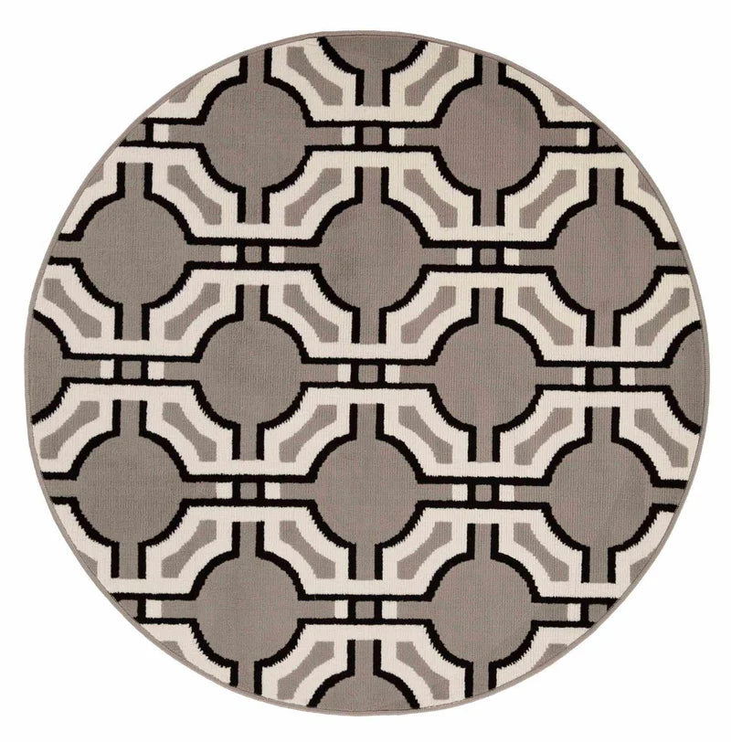 Pritchard Modern Geometric Trellis Indoor Area Rug - Non-Slip Living Room Carpet, Soft Bedroom Rug for Home Decor - Perfect for Living Spaces, Bedrooms & Offices