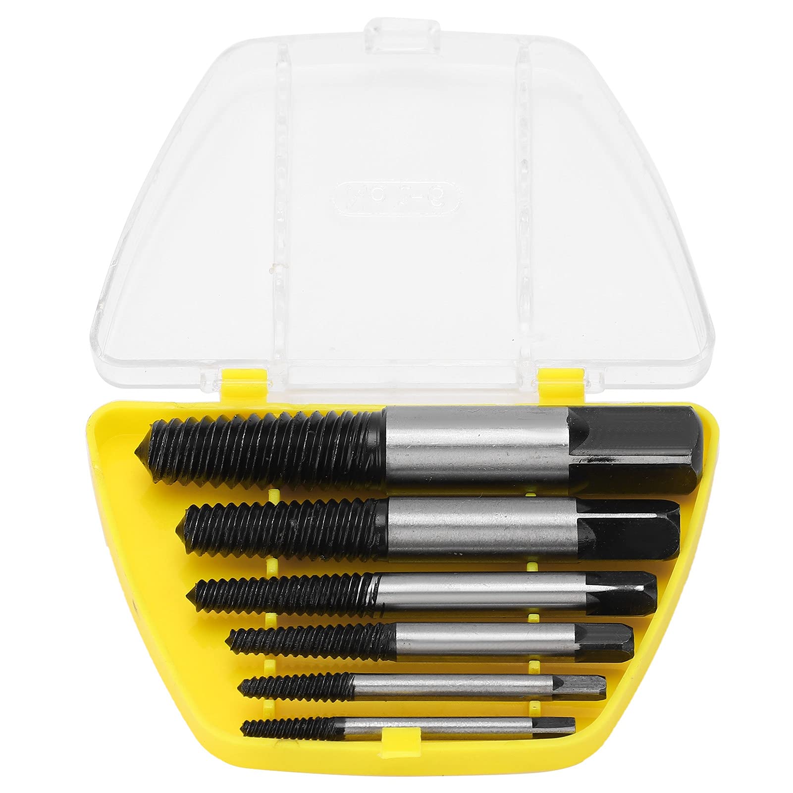 High-Speed Steel Screw Extractor Drill Bits Set - 6Pcs for Removing Broken, Damaged Nails & Coarse Thread Screws - Perfect for DIY Repairs, Automotive & Home Improvement Projects