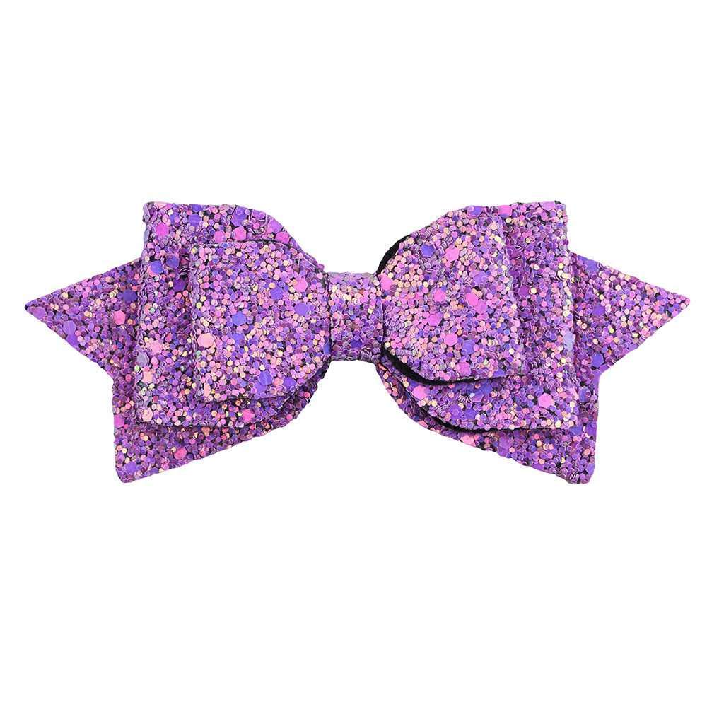DCUTERQ Glitter Baby Hair Bows Clips - Alligator Barrettes for Girls, Toddlers & Kids | Hair Accessories for Parties, Photos & Everyday Wear
