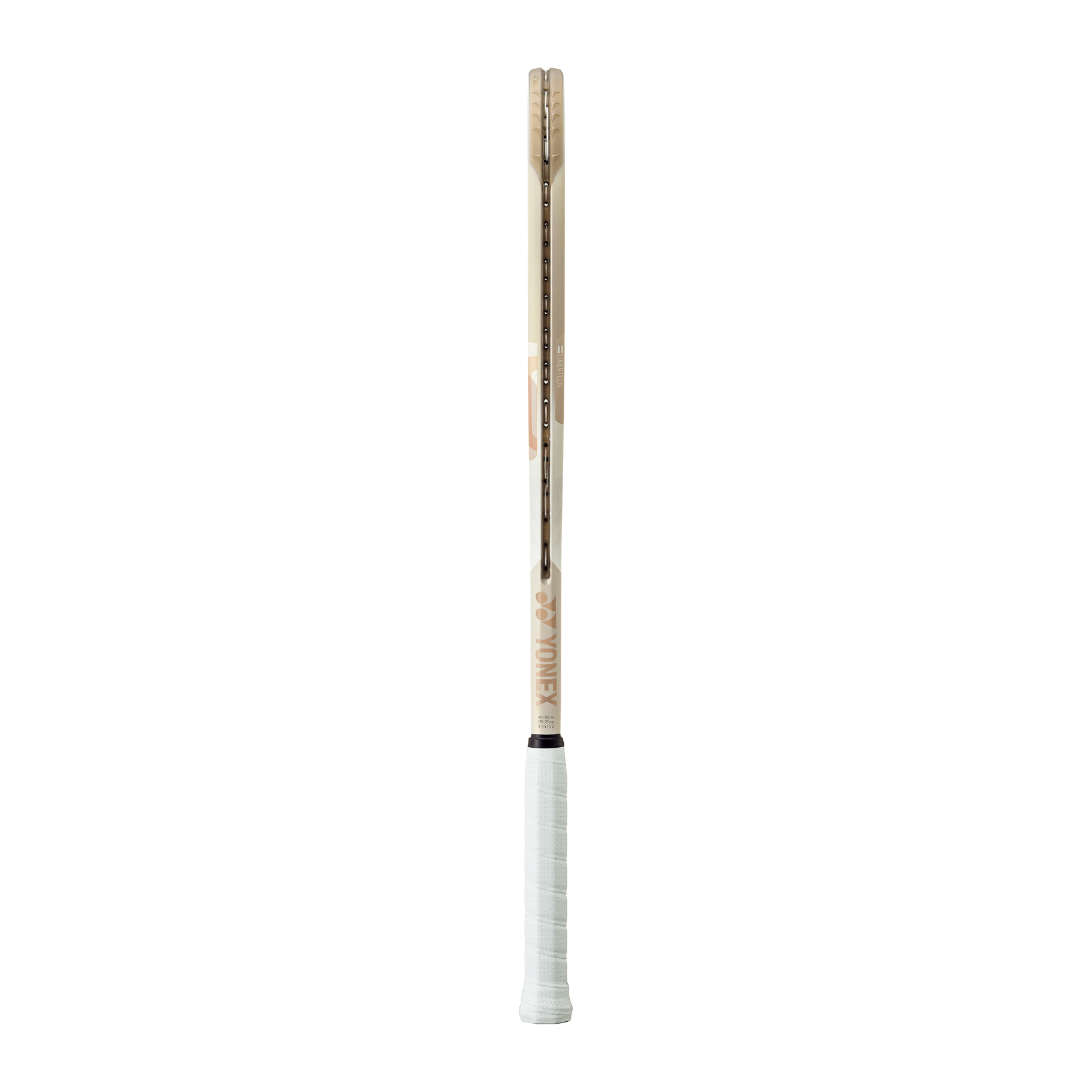 Yonex VCore 100 7th Gen 300G Unstrung Tennis Racket | Sand Beige | Professional Performance for Competitive Play & Training