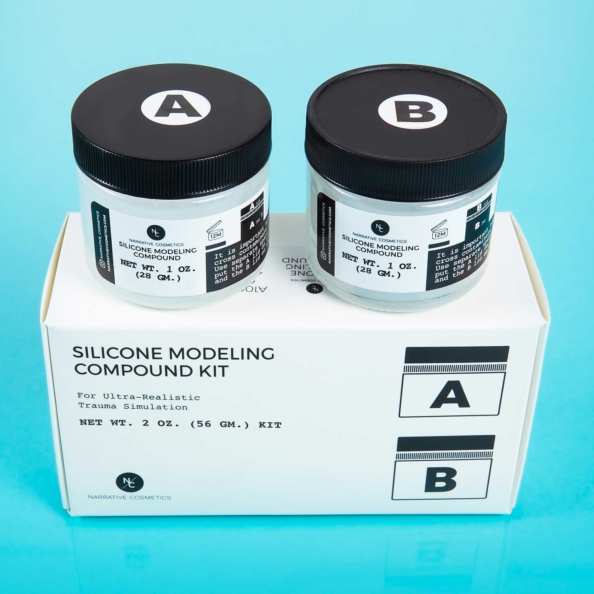 Professional Silicone Modeling Compound for Realistic Wound, Scar & Prosthetic SFX Makeup - Perfect for Halloween, Cosplay & Special Effects Artists
