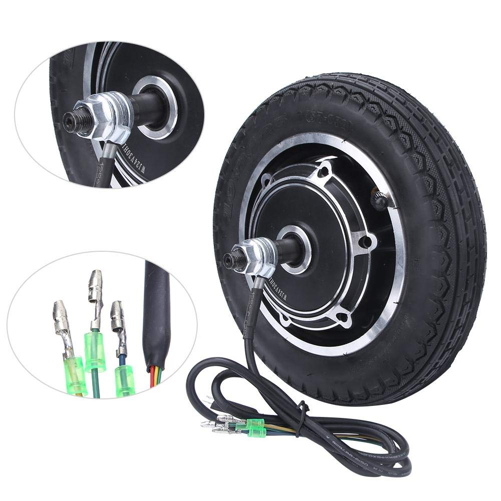 350W 10 Inch Brushless Hub Motor - Aluminum Alloy Gearless Scooter Wheel Replacement for E-Bike & Electric Scooter - Perfect for Commuting, Urban Travel & Last-Mile Delivery