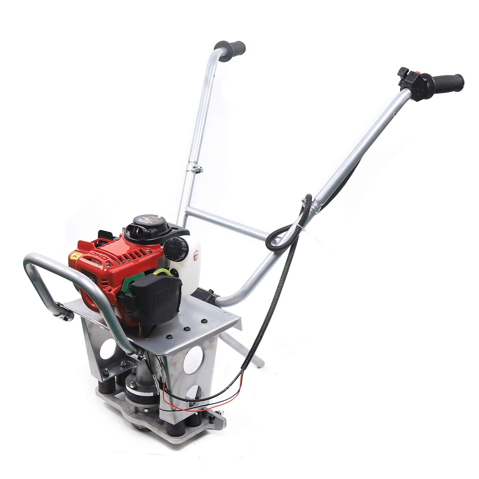 35.8CC 4-Stroke Gas Concrete Vibrating Screed Machine - 900W Power Aluminum Construction Vibrator for Driveways, Patios & Slab Leveling - Professional Grade Concrete Finishing Tool