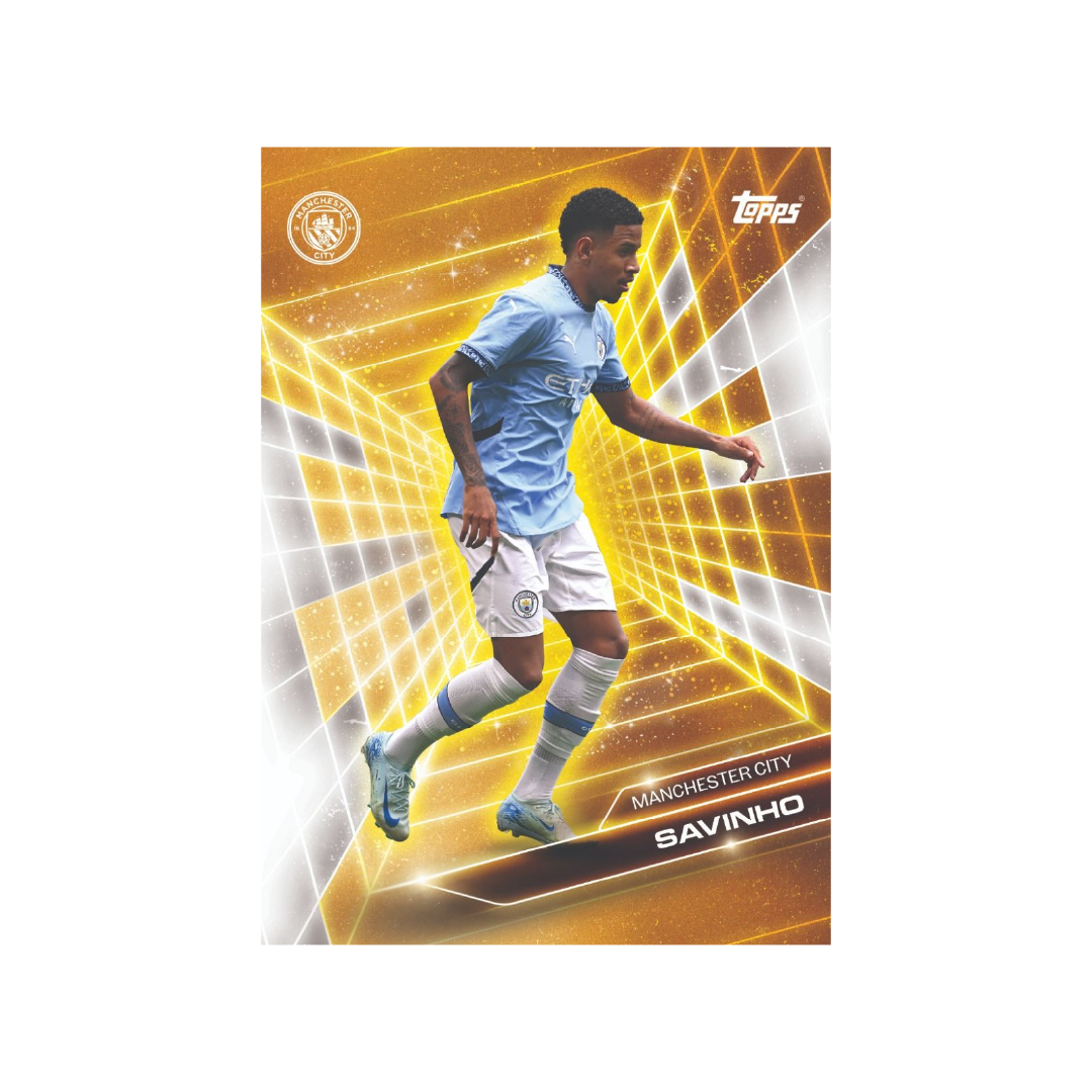 Official Topps Manchester City FC 2024/25 Fan Set - Collectible Soccer Trading Cards for Fans & Gift for Football Enthusiasts - Perfect for Match Days, Collections & Birthday Presents