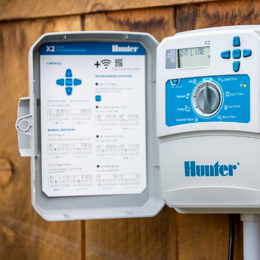 Hunter Industries Hydrawise X2 14-Station Smart Outdoor Irrigation Controller (X2-1400) - WiFi Enabled Water Timer for Lawns & Gardens | Perfect for Homeowners & Landscapers