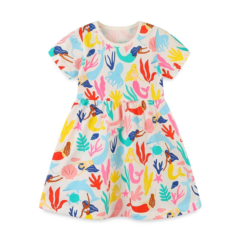 Twirl and Bloom Floral Summer Dress for Women - Elegant A-Line Party Dress for Weddings, Dates & Special Occasions