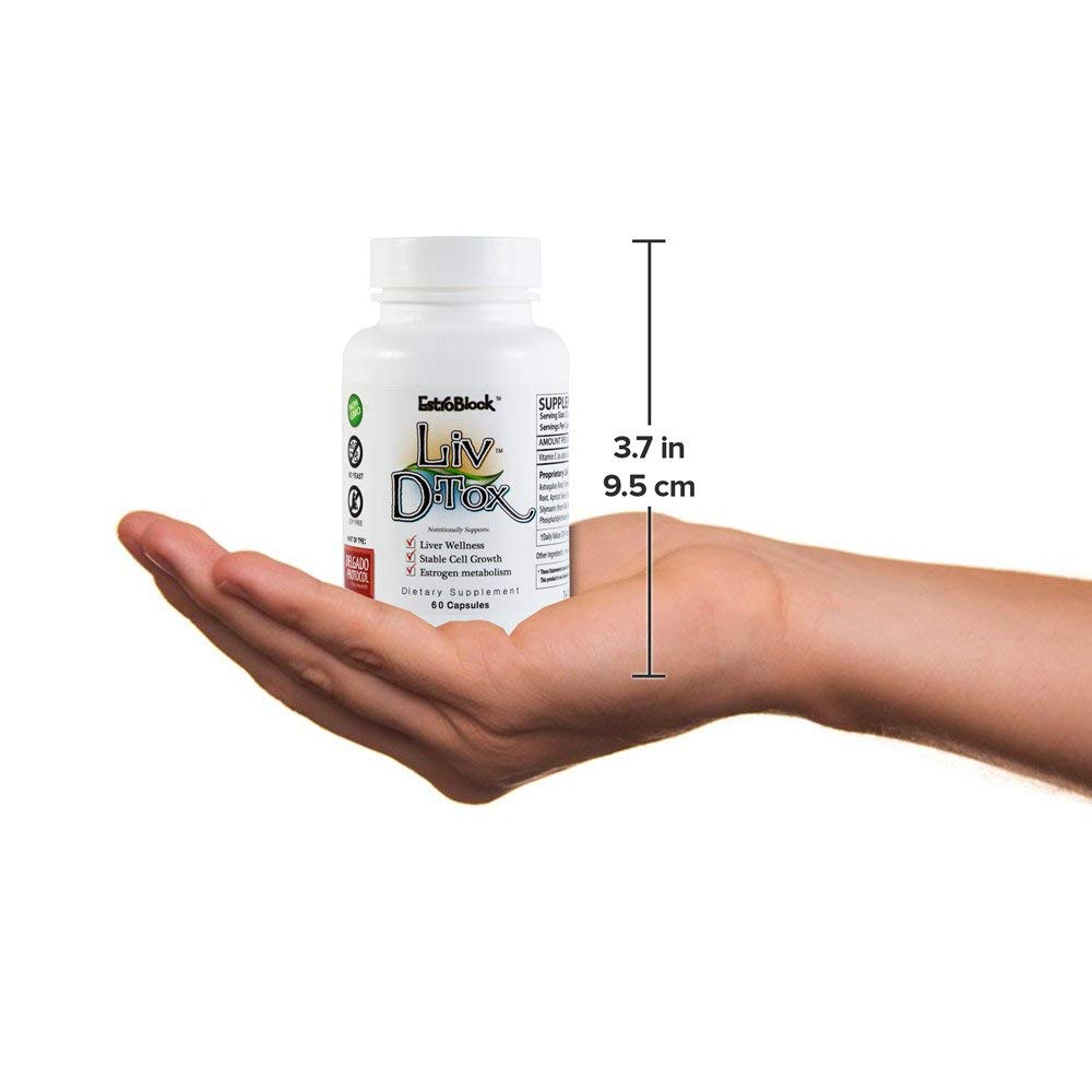 Liv D-Tox - 60 Capsules - Liver Detox & Cleanse Supplement with Turmeric, Milk Thistle & Asparagus Extract | Supports Liver Health & Detoxification | Ideal for Post-Alcohol Recovery & Heavy Meal Digestion