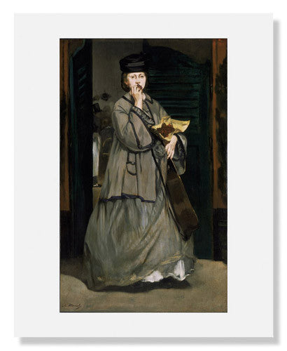 Street Singer by Edouard Manet - Vintage Art Print for Home Decor & Office Wall Art - Perfect for Living Rooms, Bedrooms & Art Galleries