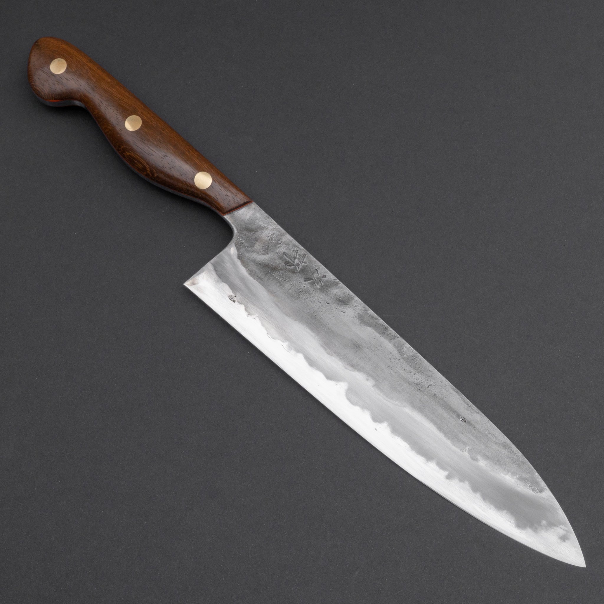 Premium Jiro Tsuchime Yo Gyuto 210mm Japanese Chef Knife with Tagayasan Handle - Professional Kitchen Tool for Sushi, Meat Cutting & Vegetable Chopping (#026Discount)