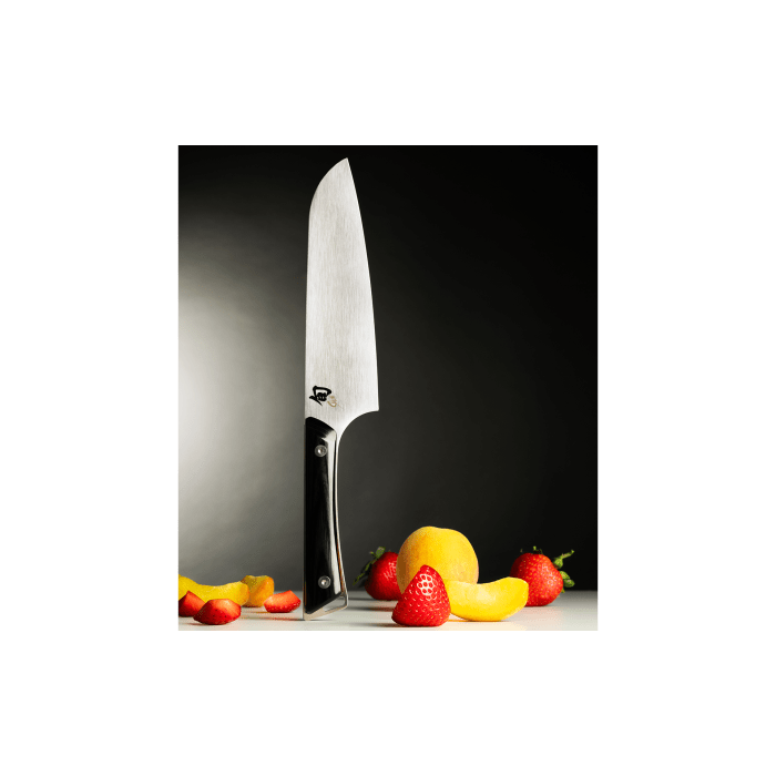 Shun Kazahana 7-Inch Santoku Knife - Japanese VG-MAX Steel Blade, Ergonomic Pakkawood Handle - Perfect for Slicing, Dicing, and Chopping Vegetables, Fruits & Meat in Professional & Home Kitchens