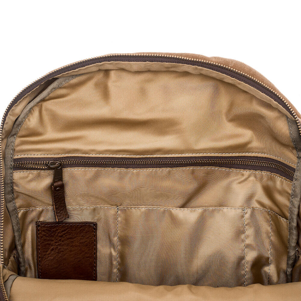 Durable Waxed Canvas Backpack for Men & Women - Water-Resistant Vintage Style Laptop Bag for Travel, Hiking & Everyday Use