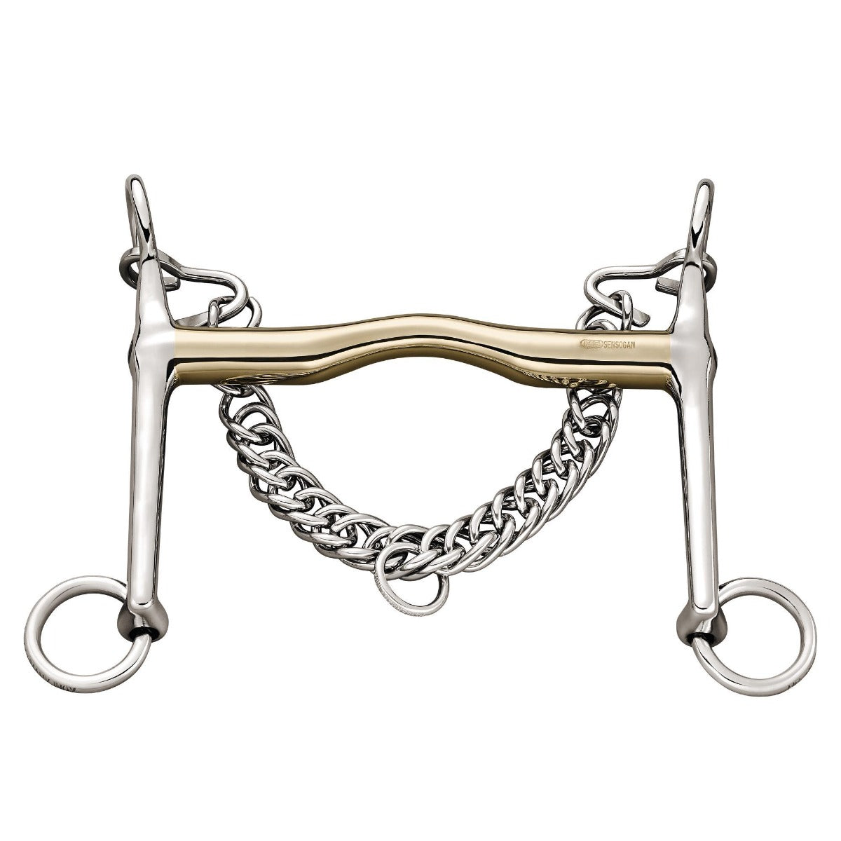 Herm Sprenger HO Sensogan Weymouth Bit 12mm - German Stainless Steel Horse Bit for Dressage & Show Jumping - Perfect for Training & Competition Use