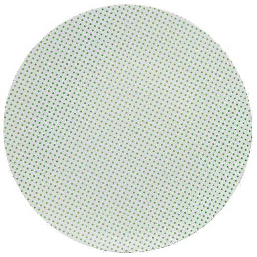 Vibrant Blue, Green & White Round Plastic Plates - Aztec Design for Parties, Picnics & Outdoor Dining | Durable & Stylish Disposable Tableware