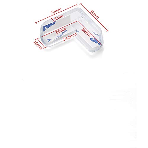 Baby Corner Protectors - 10 Pack Clear Soft Safety Bumpers for Furniture, Tables & Desks | Child Proofing Guards Against Sharp Corners | Perfect for Nursery, Playroom & Home Childproofing