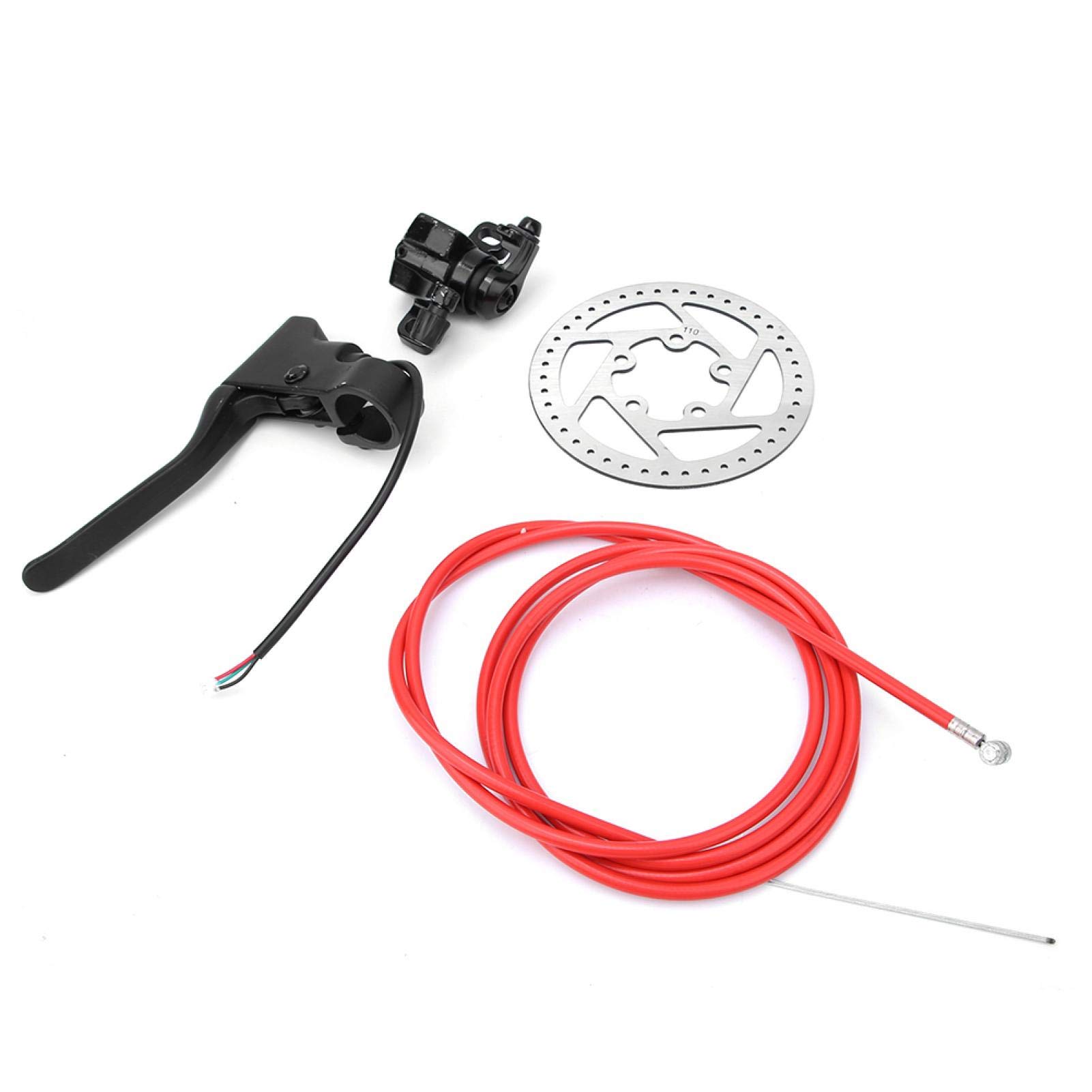 OUKENS Electric Scooter Disc Brake Kit - Metal Brake System with Handle & Cable for Xiaomi M365 - Perfect for Commuting & Urban Riding