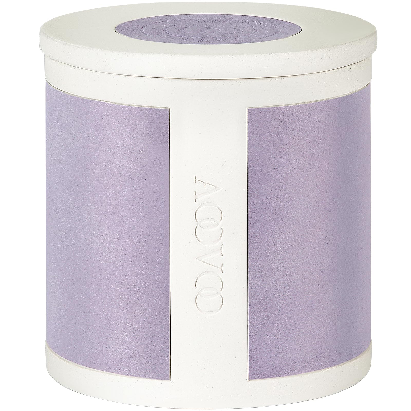 AOOVOO Wood Wick Scented Candles - Handmade Lavender Amber Aromatherapy Soy Candle in 10oz Concrete Jar, Natural Home Fragrance Gift for Women & Men | Perfect for Relaxation, Meditation & Romantic Ambiance